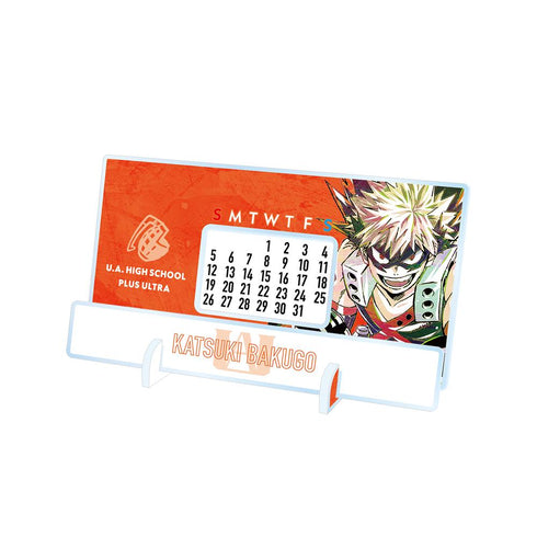 『僕のヒーローアカデミア』爆豪勝己 Ani-Art 第5弾 卓上アクリル万年カレンダー【202508再販】